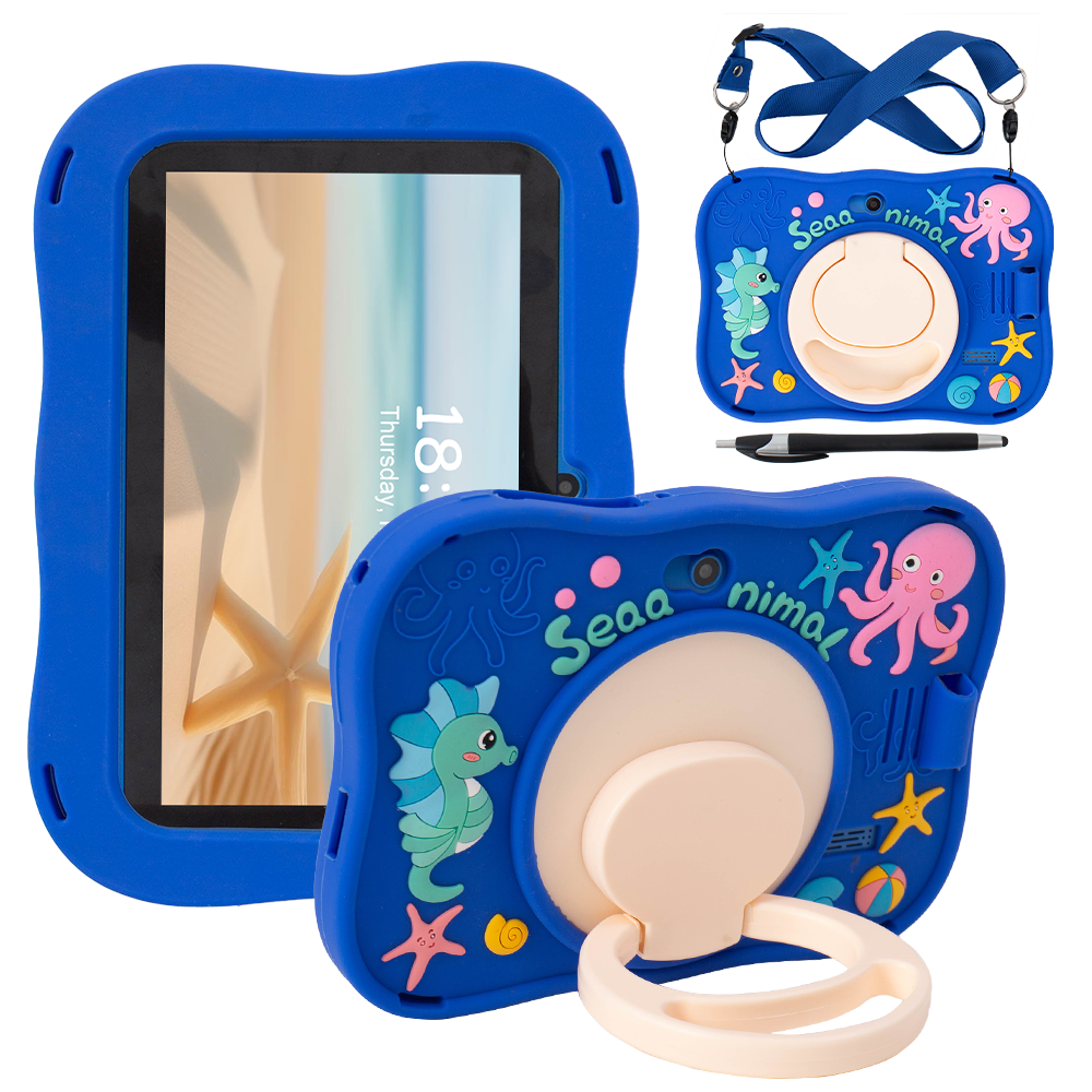 7 Inch Kids Android Tablet with Eye Protection, WiFi and Kid-Proof Case