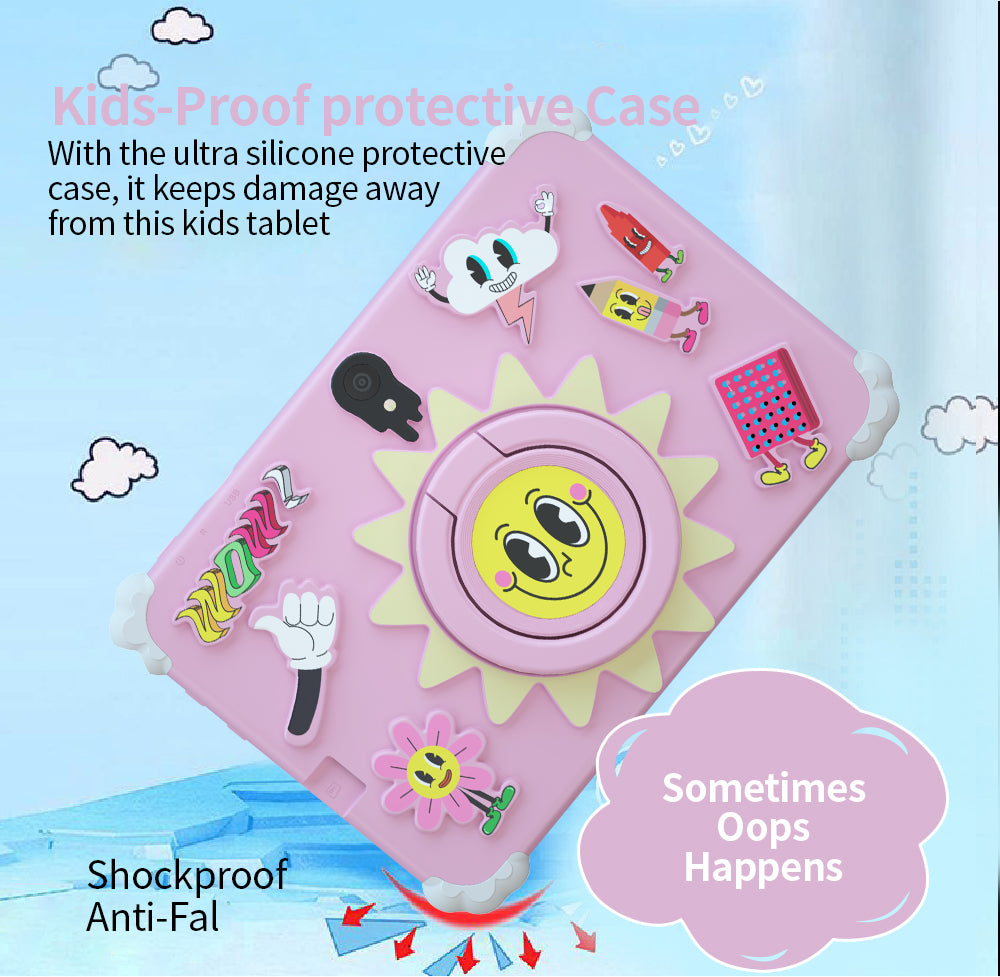 Kids Tablet with Protective Case, Parental Control and Preloaded Learning Apps