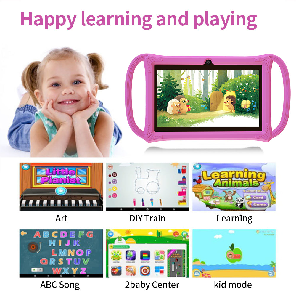 Shockproof Kids Tablet with WiFi, Safe Content and Parent Control Mode