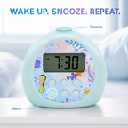 Kids Projection Alarm Clock with Snooze & Custom Dial Design