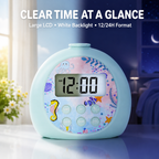 Kids Projection Alarm Clock with Snooze & Custom Dial Design