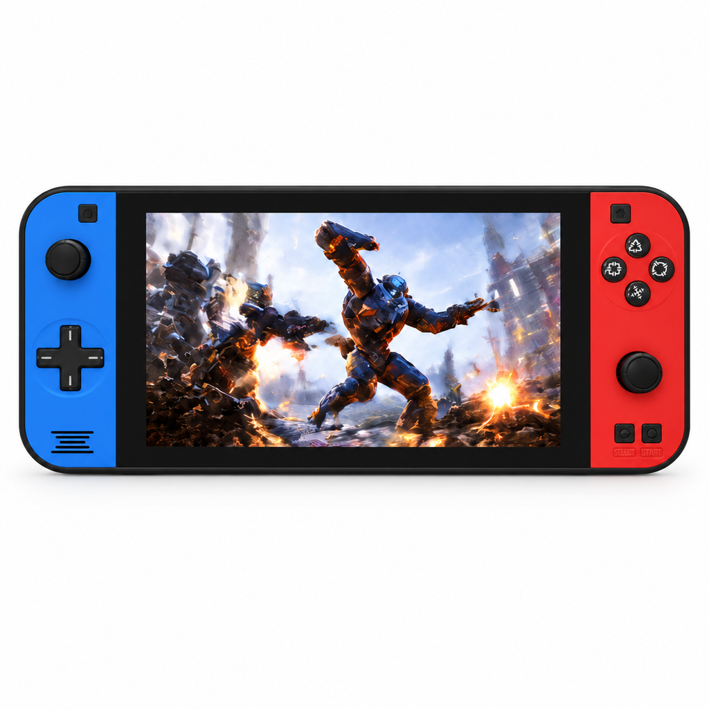 7-Inch Handheld Game Console with TV Output & 2-Player Support