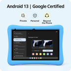 Kids Tablet 10 Inch Android Learning Tablet with Parental Control and Protective Case