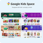 Kids Tablet 10 Inch Android Learning Tablet with Parental Control and Protective Case