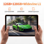 10.1 Inch Android 10.0 4G LTE Business Tablet PC, 3GB RAM + 32GB Storage, IPS Display