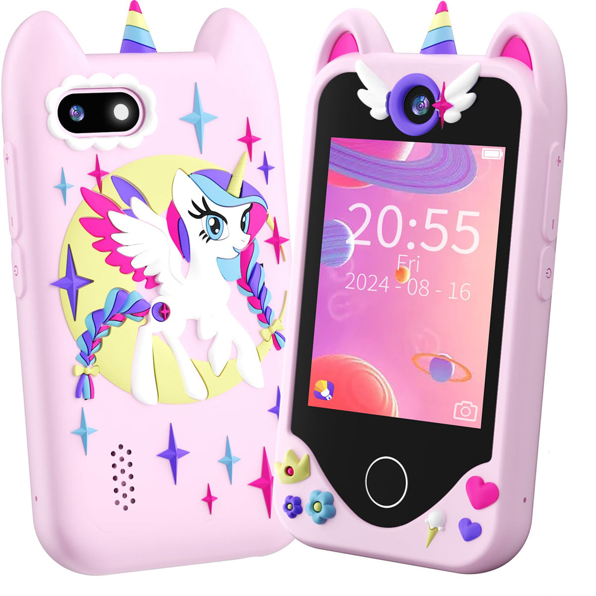 Unicorn Kids Smart Phone Camera Toy with Dual Camera