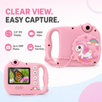 Kids Digital Microscope Camera 1000X with 2.0" IPS Screen Dual Lens | STEM Educational Camera