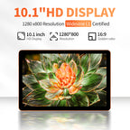 10.1 Inch Android 10.0 4G LTE Business Tablet PC, 3GB RAM + 32GB Storage, IPS Display