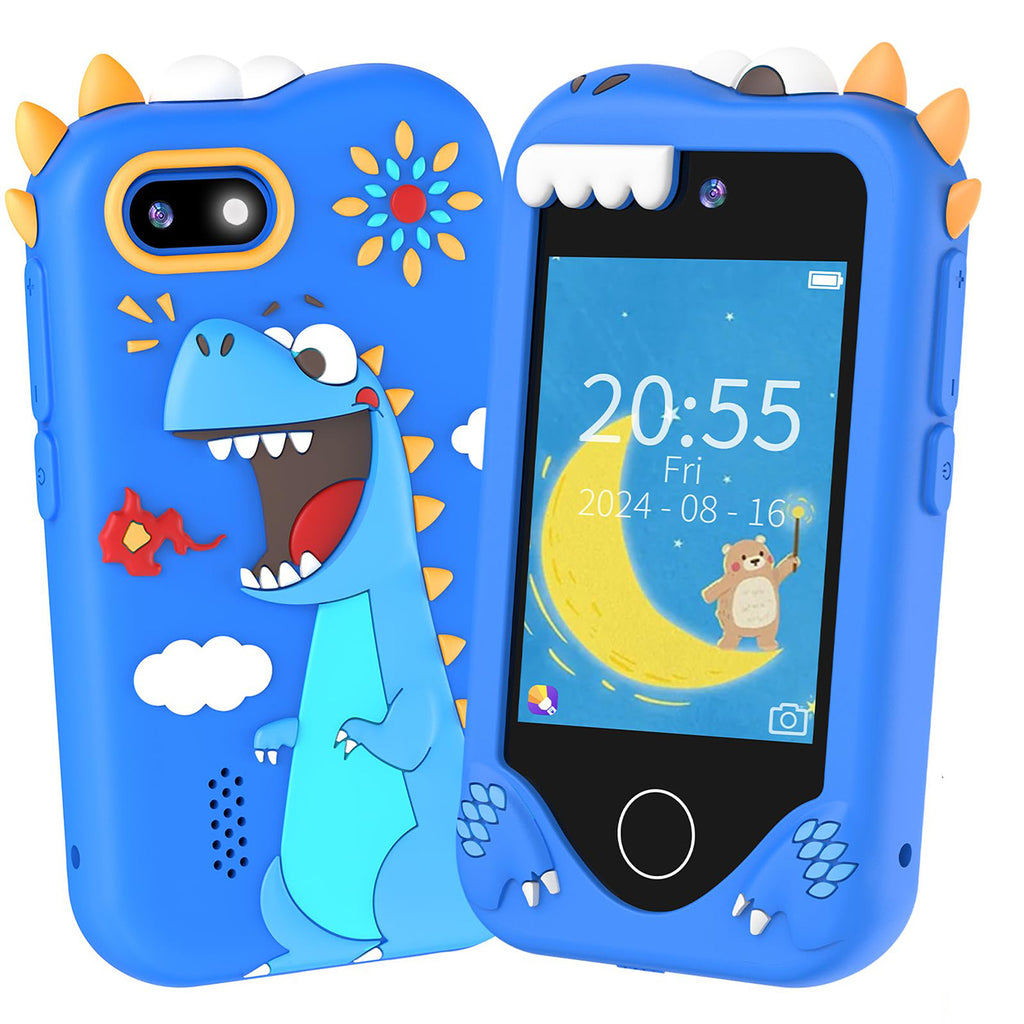 Kids Smart Phone Camera Toy with Dinosaur Case & Selfie Lens
