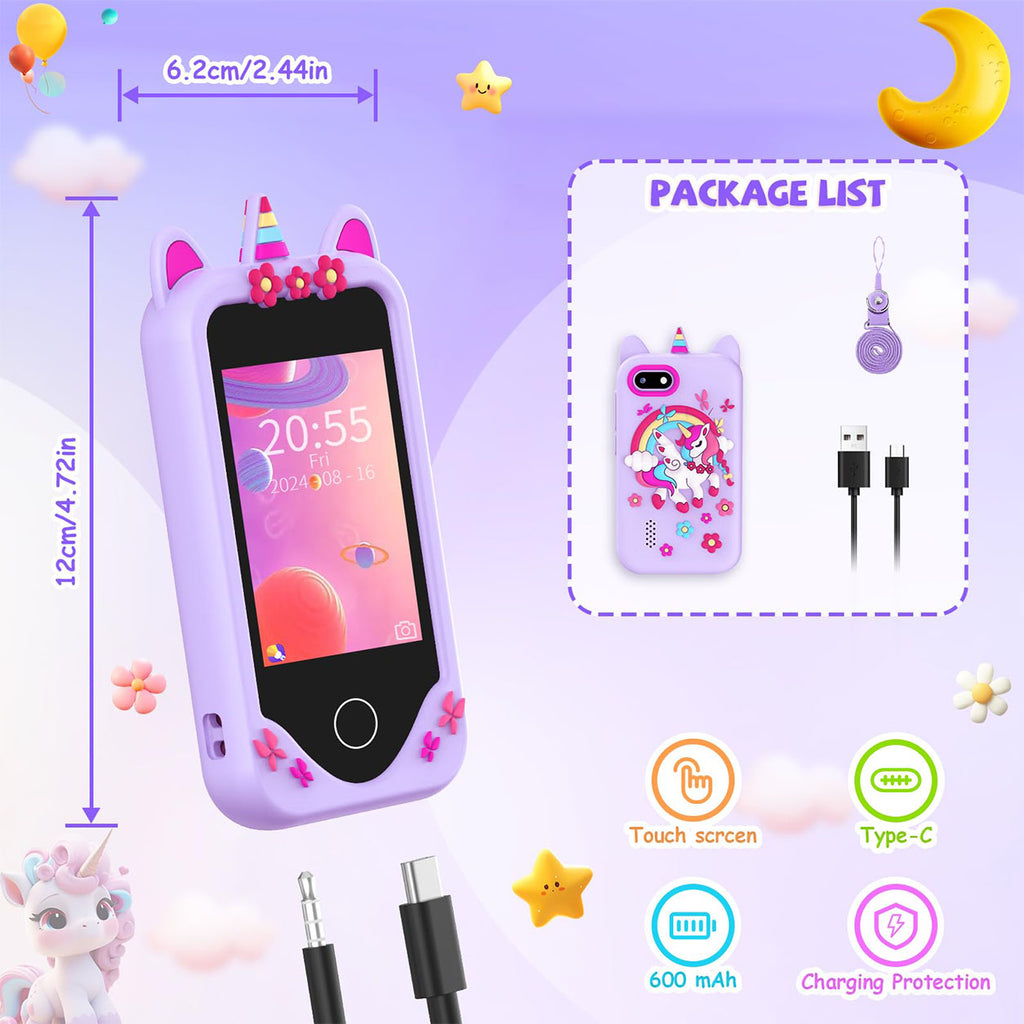 Kids Camera Phone Toy support 32GB Card Support & Video Recorder