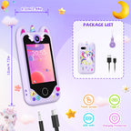 Rechargeable Kids Camera Phone Toy with Type-C Charging