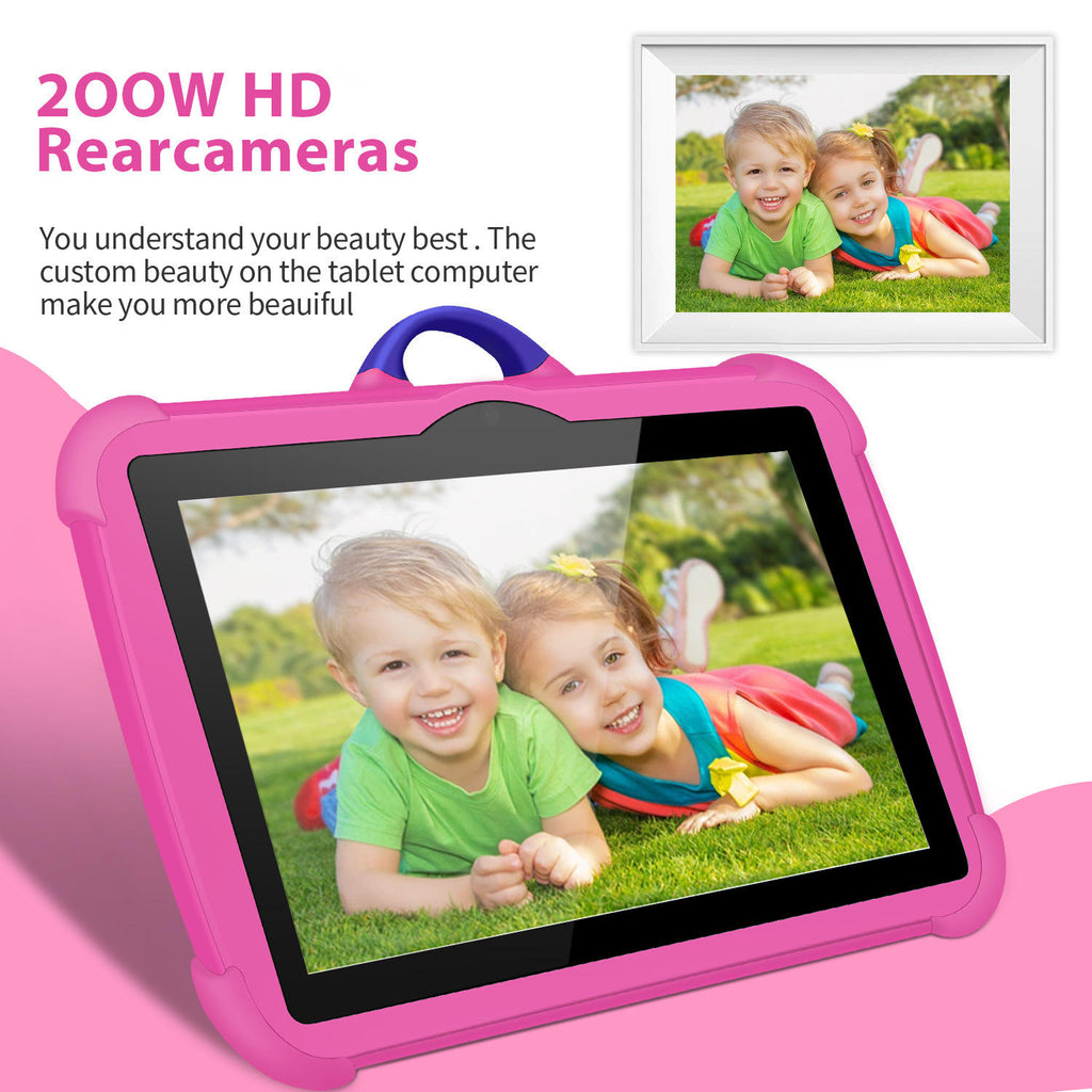 7 Inch Kids Android Tablet, Portable Learning Tablet for Travel and Home