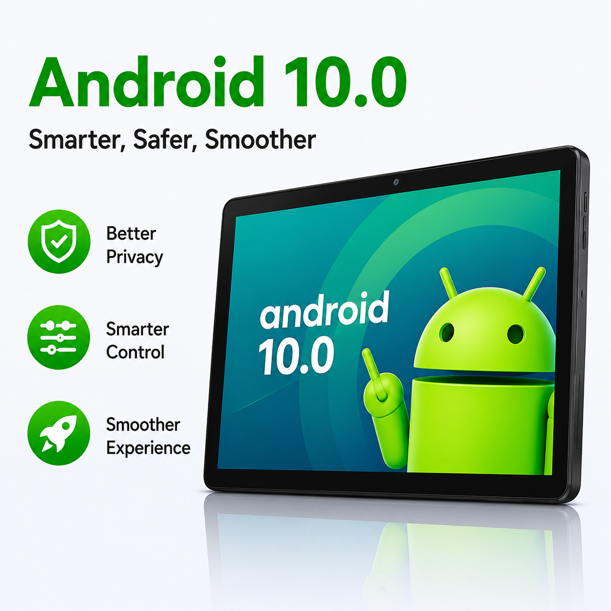 10.1 Inch Android 10.0 3G Business Tablet PC, 3GB RAM + 32GB Storage, IPS Display