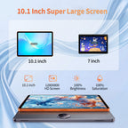 10.1 Inch Android 10.0 4G LTE Business Tablet PC, 3GB RAM + 32GB Storage, IPS Display