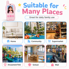 Kids Video Walkie Talkies with Camera, WiFi Photo Sharing & Charging Dock - product detail 2