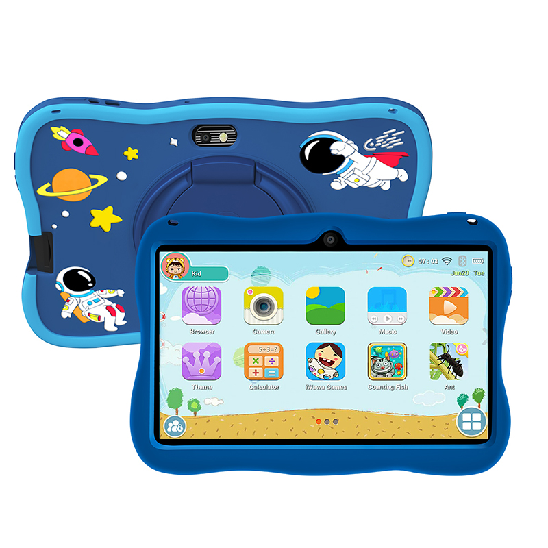Android Kids Tablet for Ages 3-12, Learning Tablet with WiFi and Parent Controls