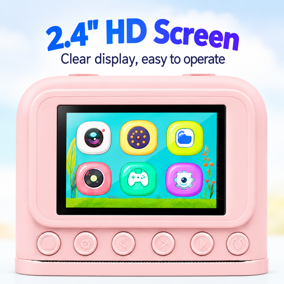 Portable Kids Instant Print Camera with HD Screen