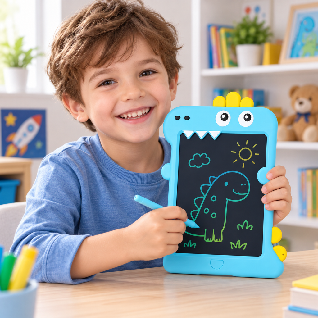 10 Inch Dinosaur LCD Writing Tablet for Kids – Reusable Drawing Pad, OEM/ODM Wholesale