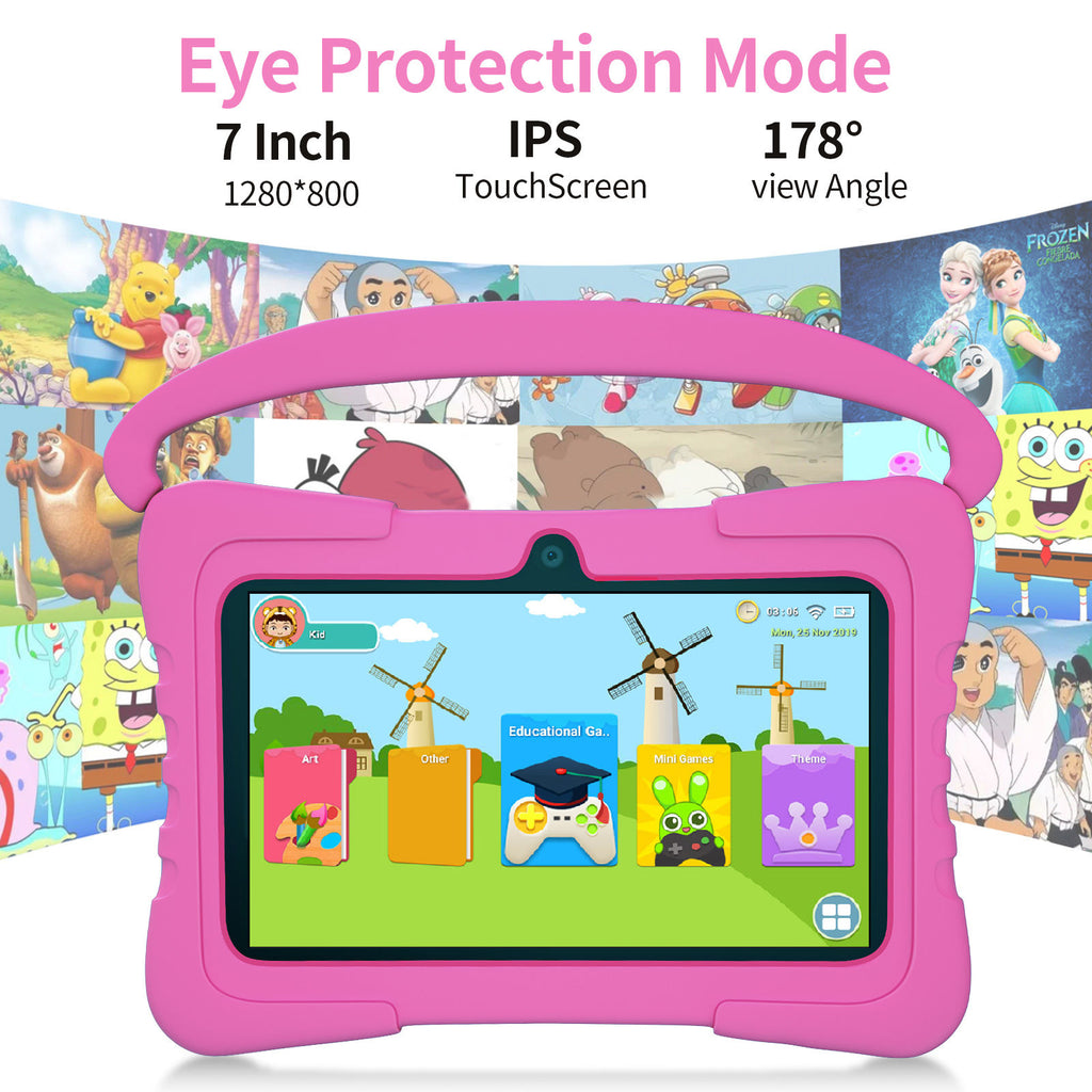 Kids Tablet for Toddlers, Shockproof Android Tablet with Parent Control Mode