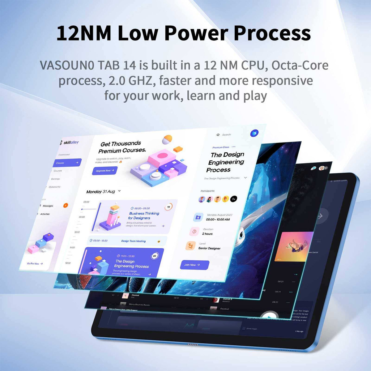 10.1 Inch Android 10.0 4G LTE Business Tablet PC, 3GB RAM + 32GB Storage, IPS Display