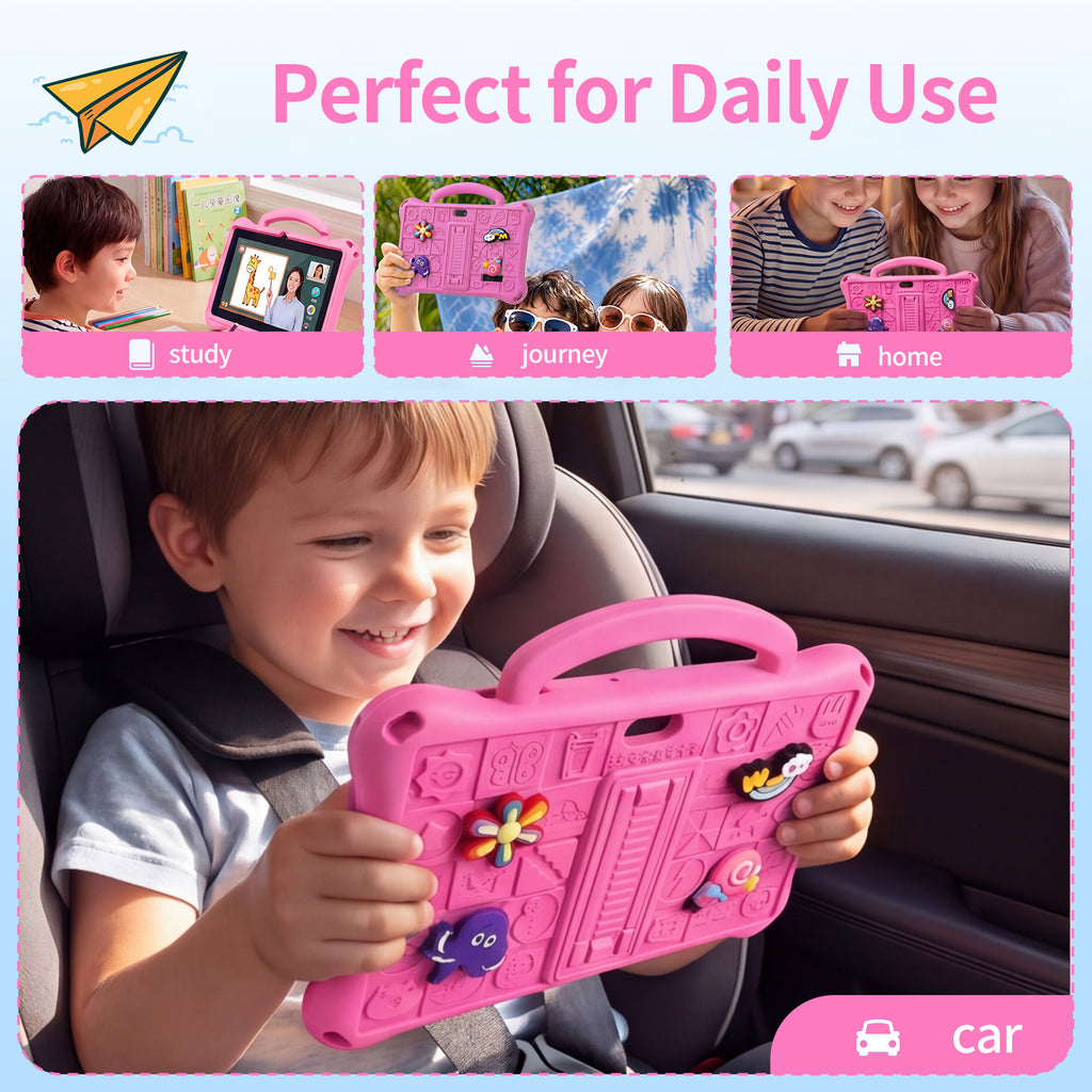 Kids Entertainment Tablet with Android System, WiFi and Shockproof Cover