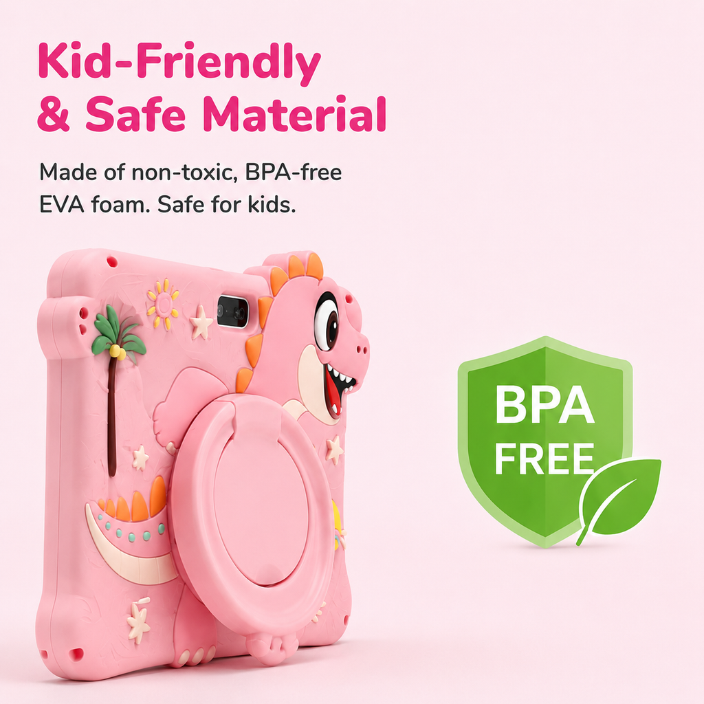 Kids Android Tablet with Touch Screen, Parental Control and Kid-Friendly Case