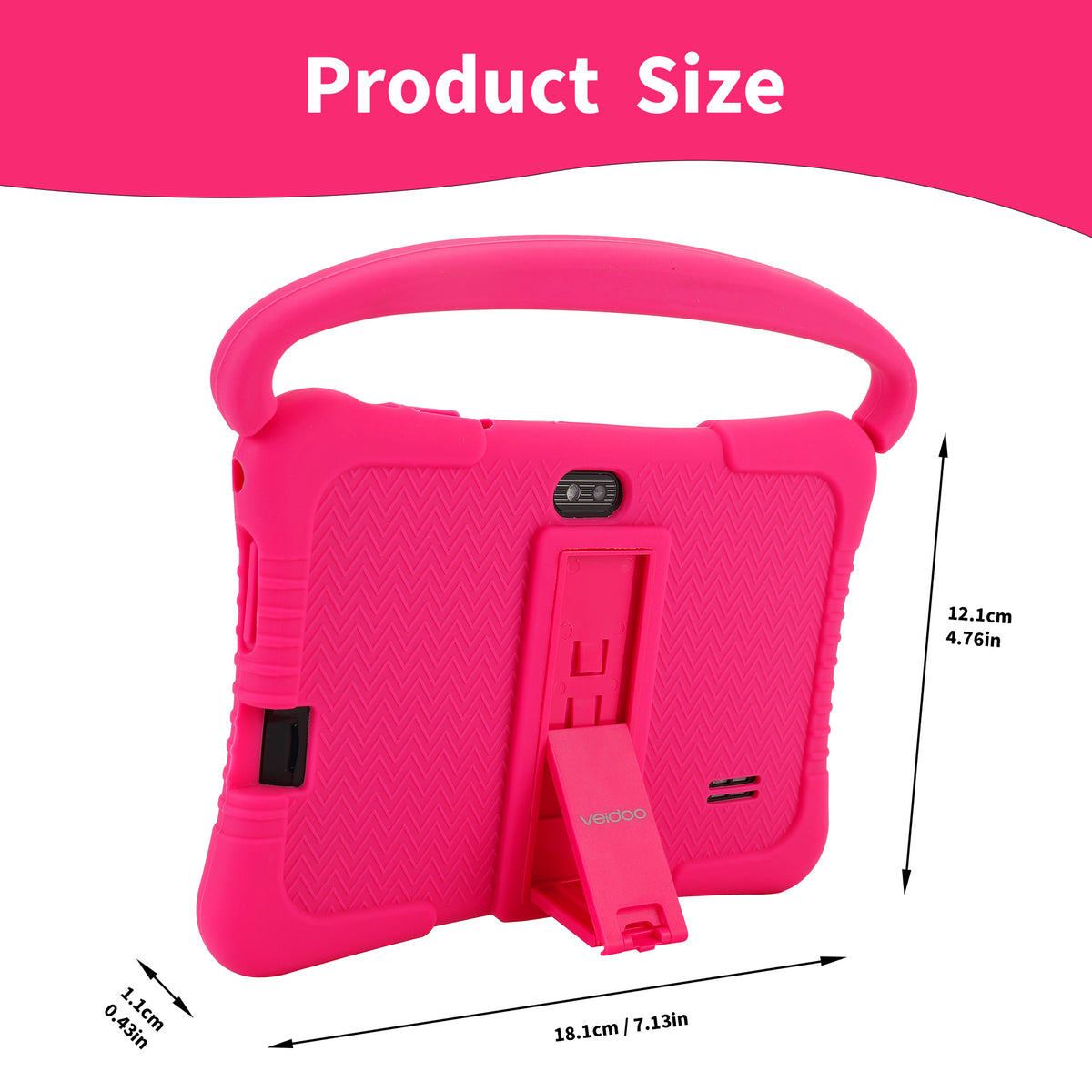 Kids Tablet Computer with Educational Apps, Games and Protective Case