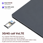 10.95 Inch Android 13 4G LTE Business Tablet PC, 6GB RAM + 128GB Storage, IPS Display