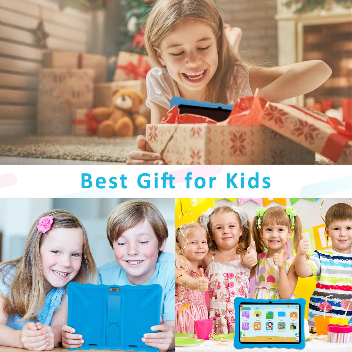 Android Tablet for Kids Ages 3-12 with Parent Controls and Learning Games