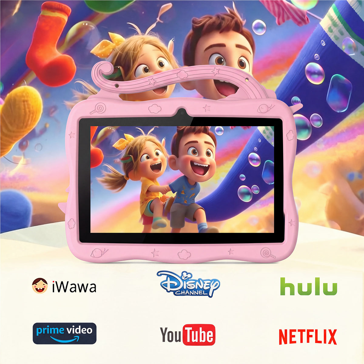 Tablet for Kids with Learning Apps, WiFi, Games and Protective Case