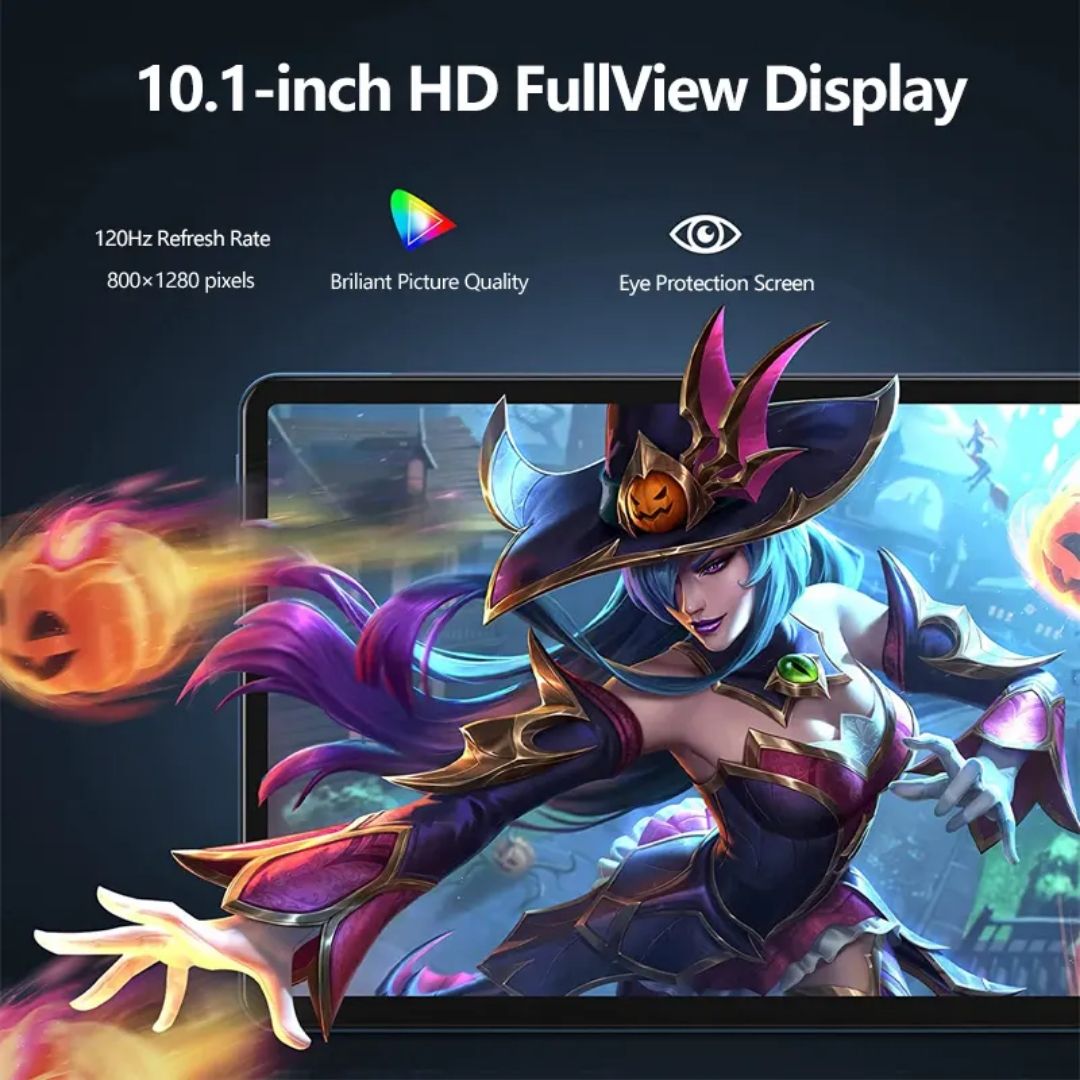 10.1 Inch Android 10 WiFi Business Tablet PC, 3GB RAM + 32GB Storage, IPS Display