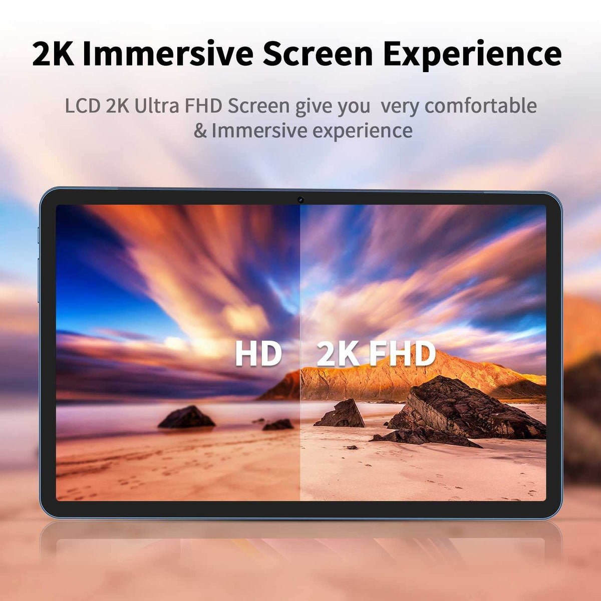 10.1 Inch Android 10.0 4G LTE Business Tablet PC, 3GB RAM + 32GB Storage, IPS Display