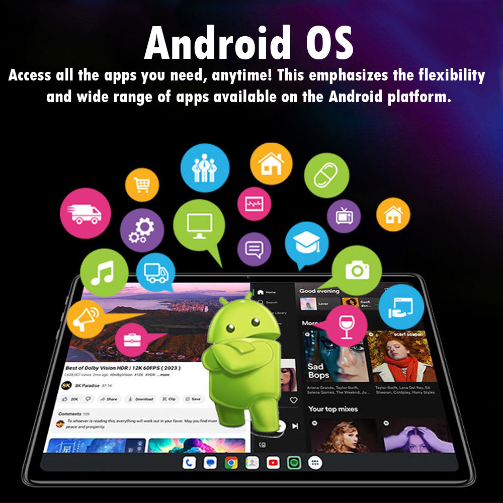 10.36 Inch Android 13.0 WiFi Business Tablet PC, MTK6769 Processor, IPS Display