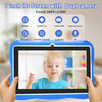 Android Kids Tablet for Ages 3-12, Learning Tablet with WiFi and Parent Controls