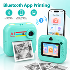 Voice-Controlled Instant Print Camera with 2.4-Inch HD Screen