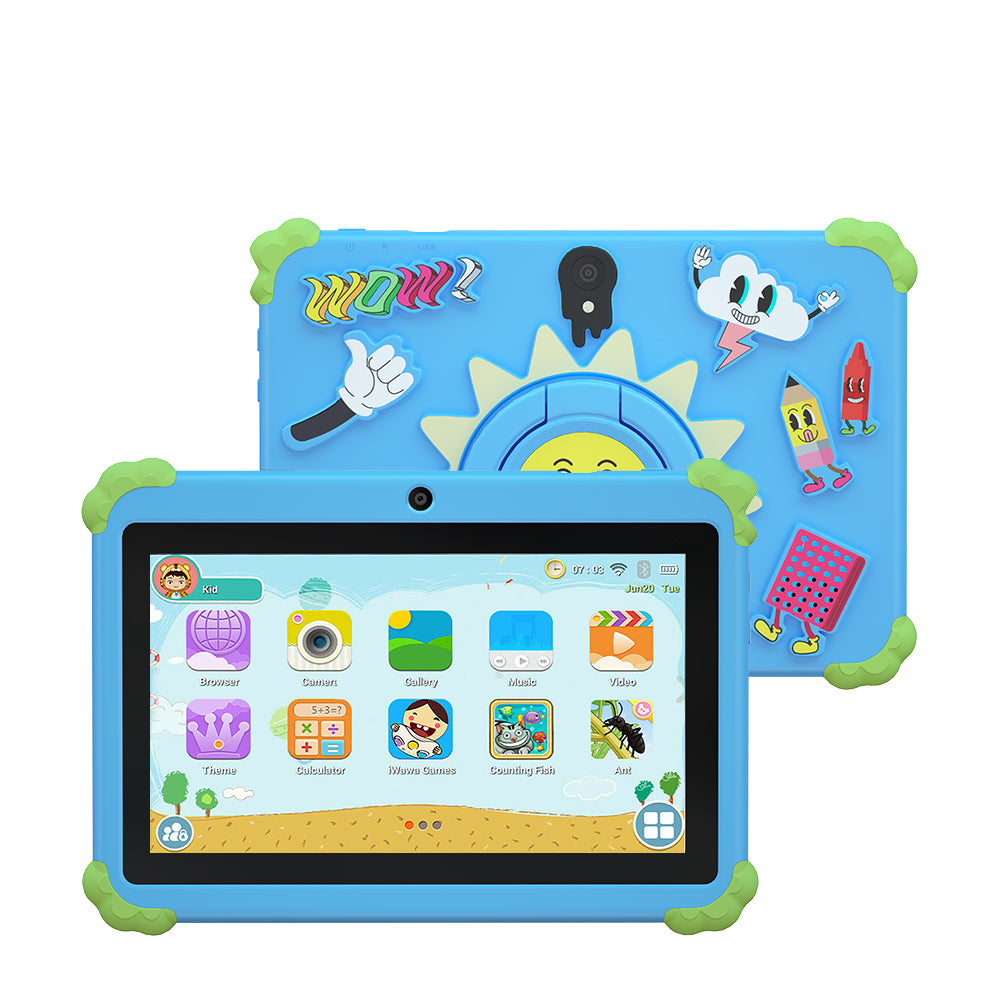 Kids Tablet with Protective Case, Parental Control and Preloaded Learning Apps