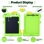 10 Inch Dinosaur LCD Writing Tablet for Kids – Reusable Drawing Pad, OEM/ODM Wholesale