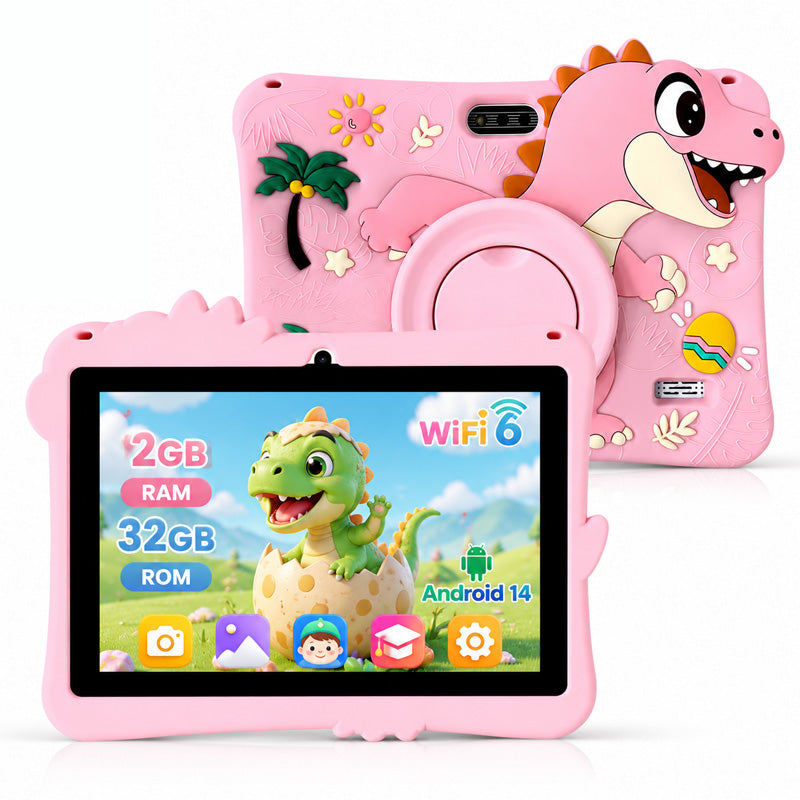 Kids Android Tablet with Touch Screen, Parental Control and Kid-Friendly Case