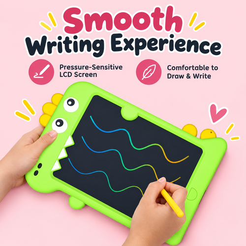 10 Inch Dinosaur LCD Writing Tablet for Kids – Reusable Drawing Pad, OEM/ODM Wholesale