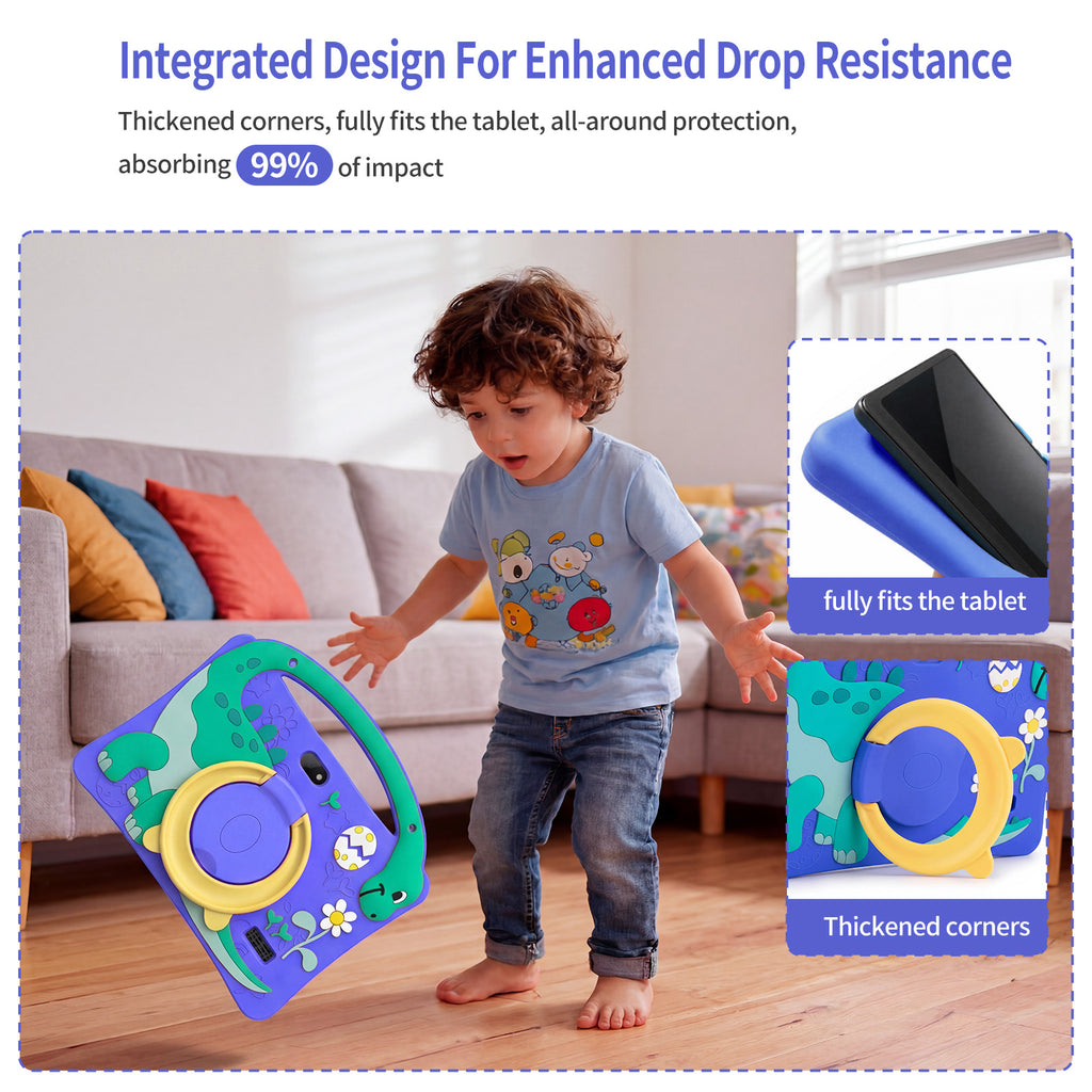 Toddler Tablet for Kids, 7 Inch Android Tablet with Eye Protection and Case