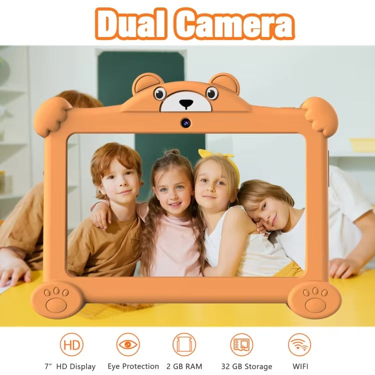 Kids WiFi Tablet with Learning Apps, Video Player and Protective Cover