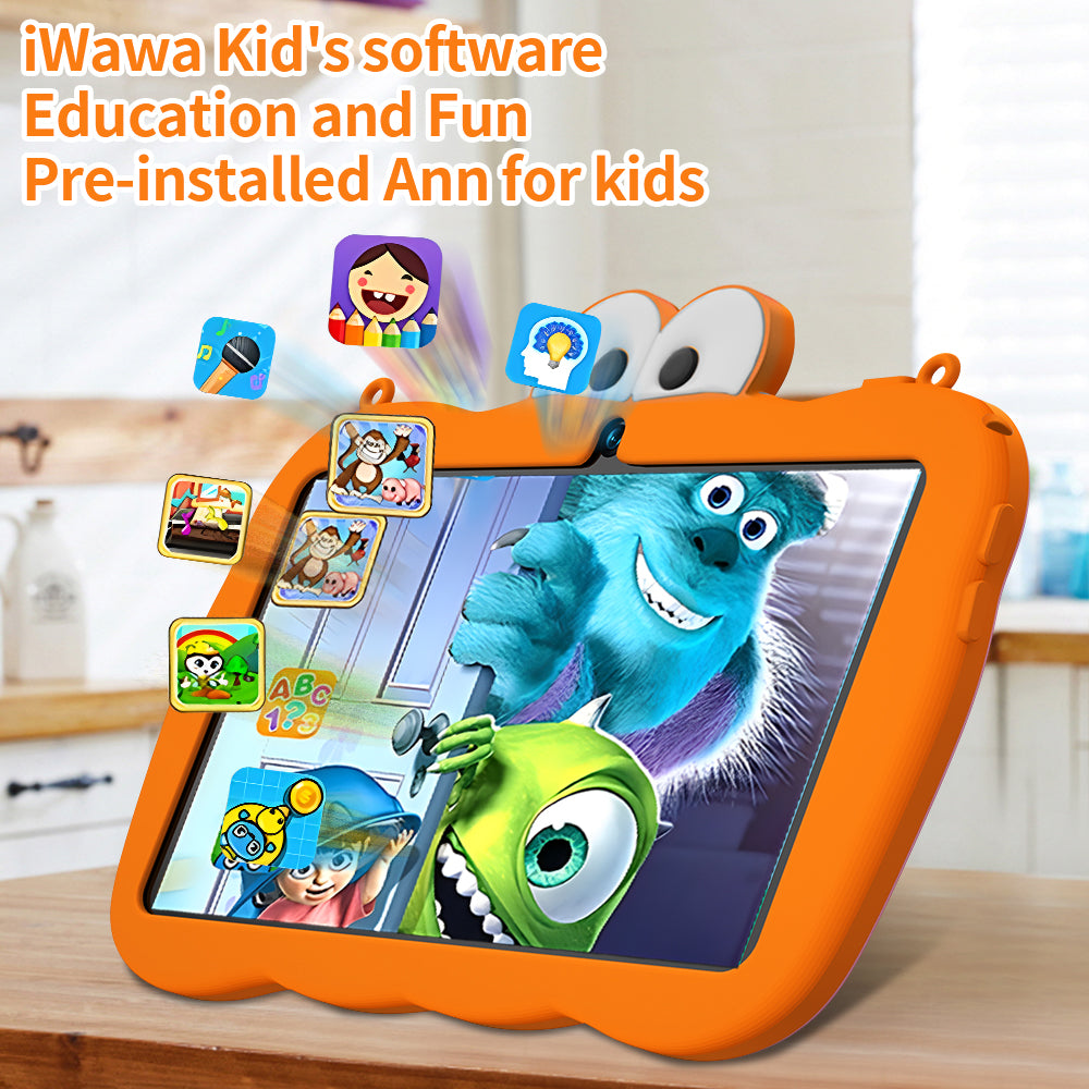 Kids Tablet with Case, Preloaded Learning Apps, Games and Safe Browser