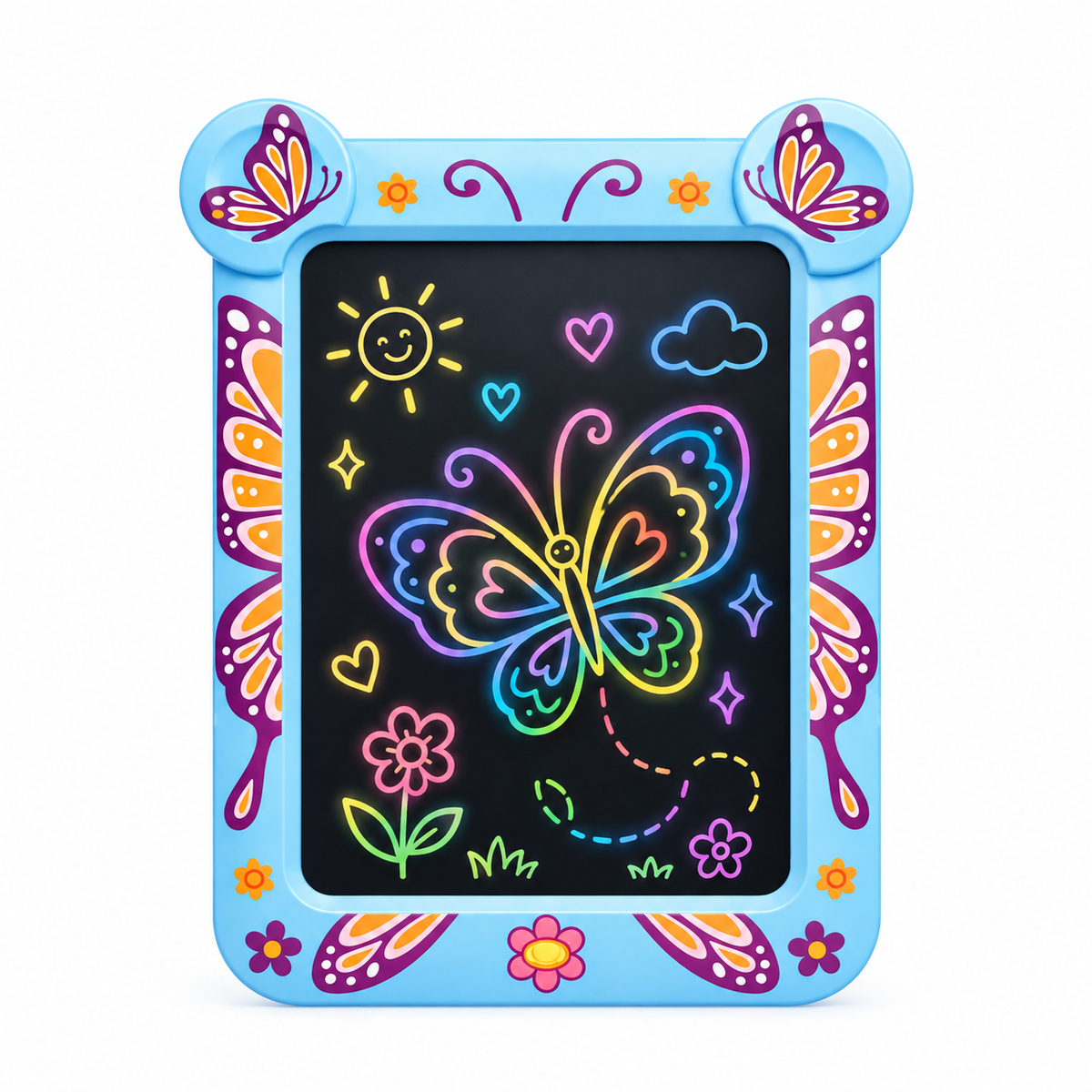 9 Inch Butterfly LED Light-Up Drawing Board for Kids