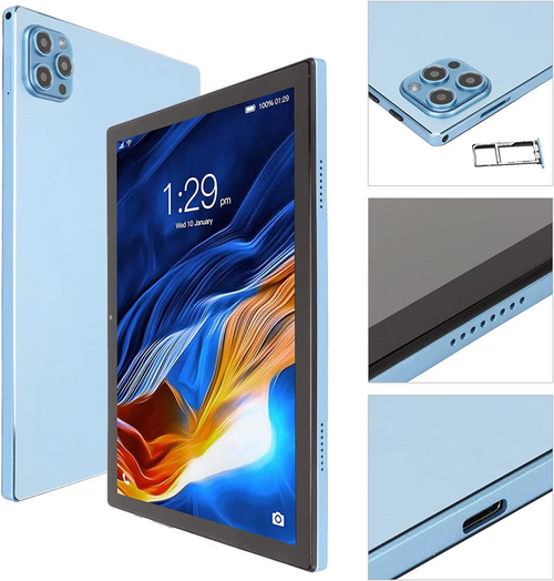 10.1 Inch Android 10 WiFi Business Tablet PC, 3GB RAM + 32GB Storage, IPS Display