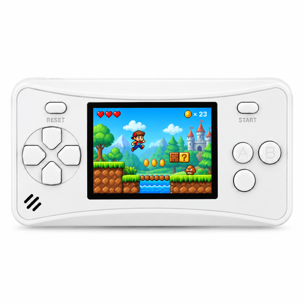 2.5 Inch Classic Handheld Game Console with 182 Built-in Games & AV Outpu