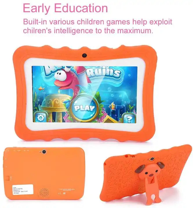 7inch Kids Tablet With Silicone Case