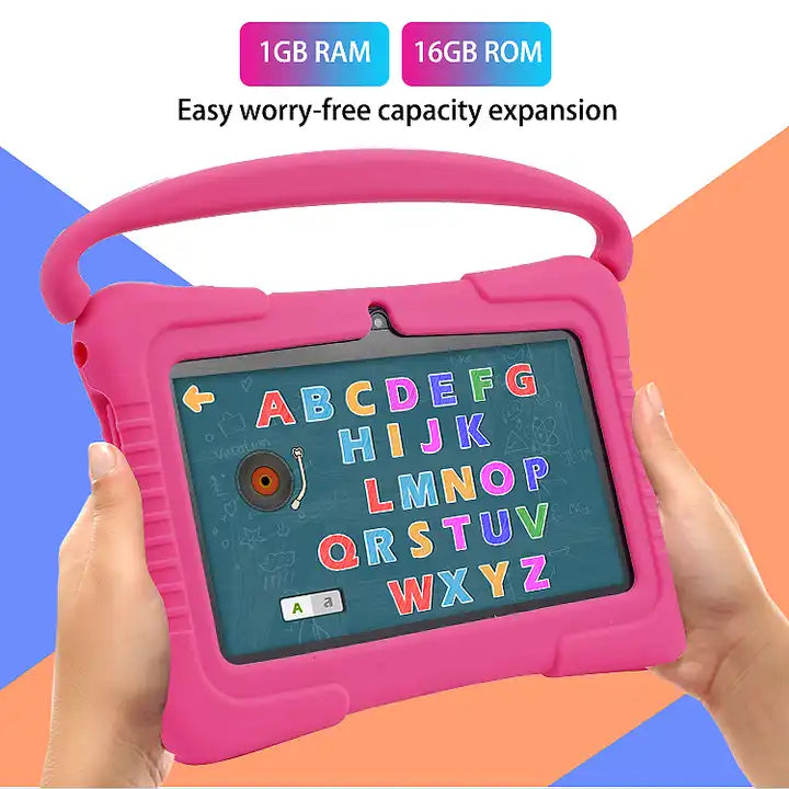 7 Inch OEM custom Kids Tablet PC For Education With Silicone Case