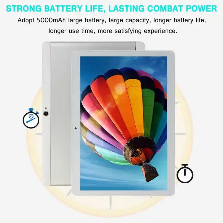 10.1 Inch Big Screen Eco-friendly Tablet Pc 4G 5G Android10.0 Wifi 4+64G IPS screen Two Sim Card Tablet Pc