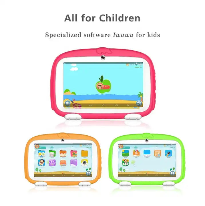 7 Inch Android Tablets For Kids Education with Cute Dog Shell