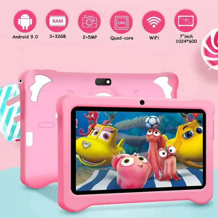 7inch WiFi IPS Tablet PC With Eye Protection Screen Dual Cameras For Education